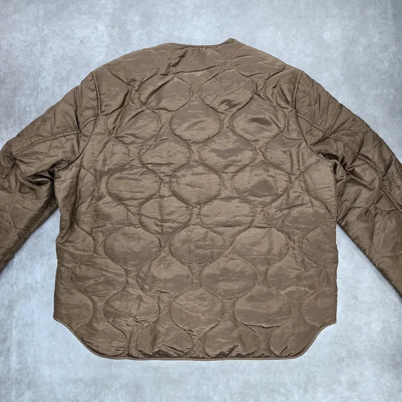 All Saints NWT Foxi Liner Jacket In Chocolate